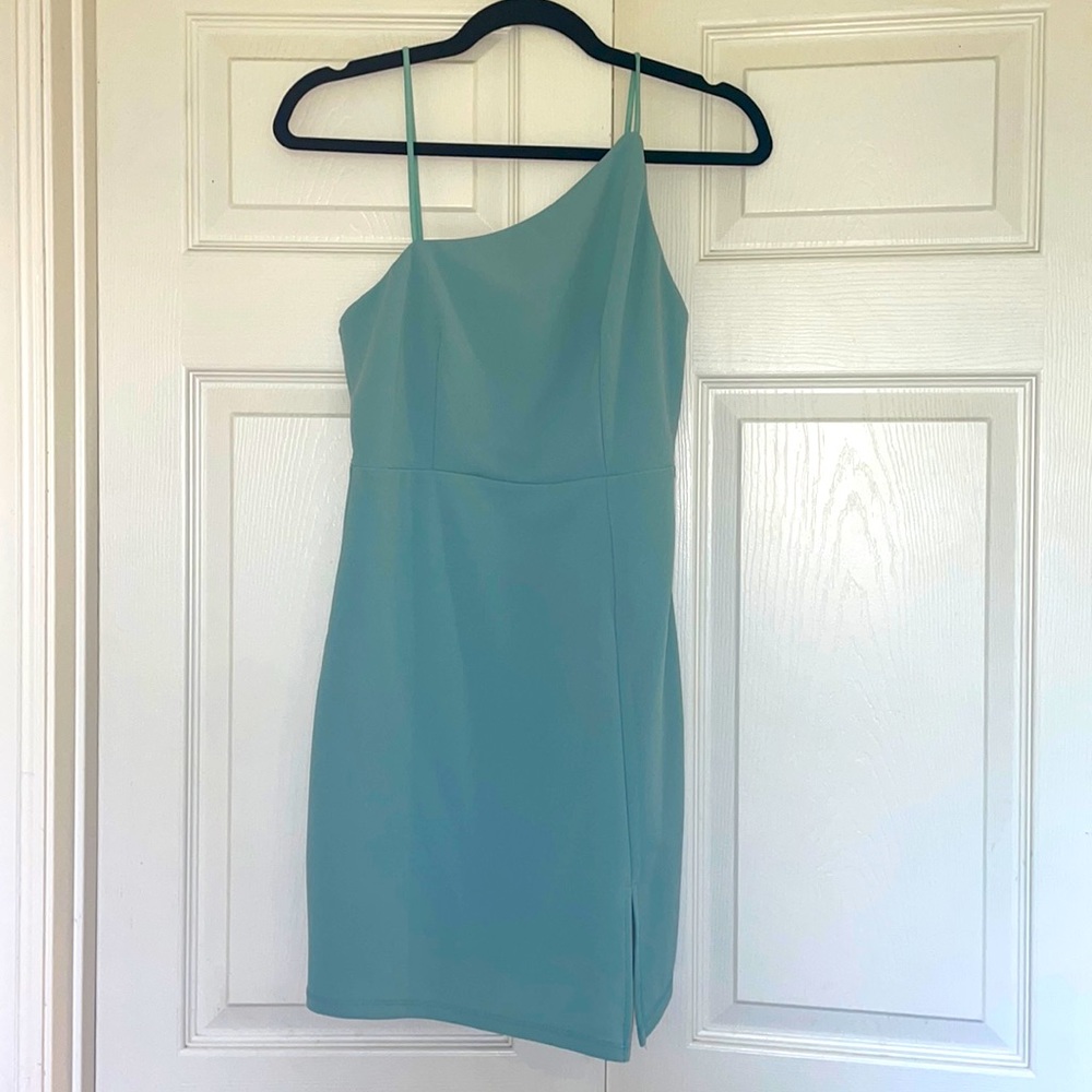 Hello Molly Asymmetric Mini Dress